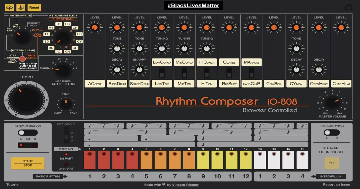 Checkout this free browser based TR808 emulation