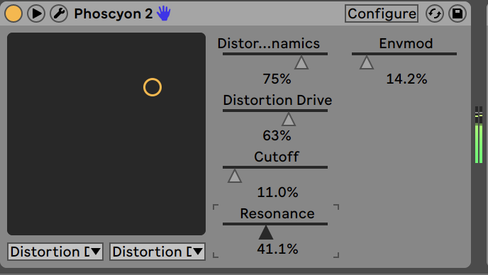 Ableton automation for a rich, deep bass sound on Phoscyon 2