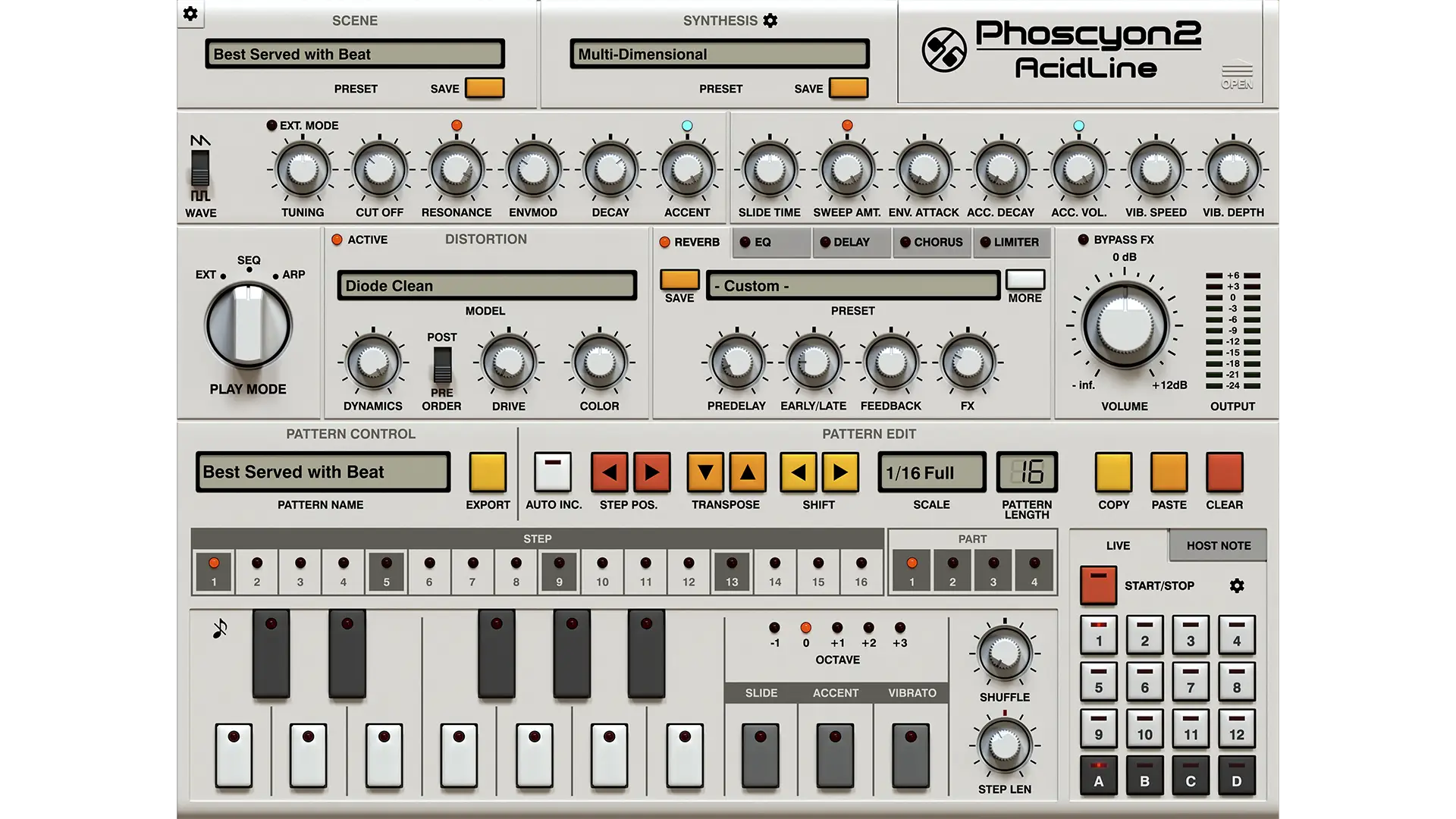 best TB303 clone in the world - Phoscyon 2 by D16 Group